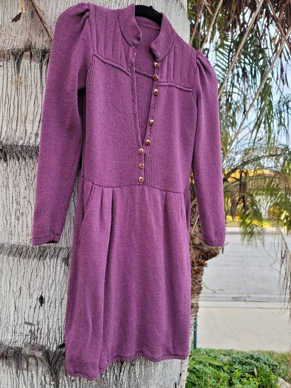 Vintage Purple Dress - image 9