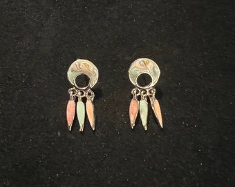 Boucles d'oreilles vintage des années 1990