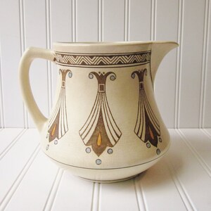 1900&#39;s Roseville Ceramic Design Pottery Pitcher