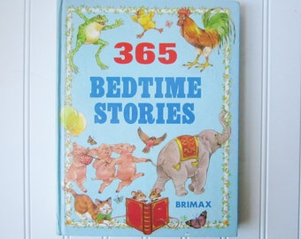 Vintage Bedtime Stories Book, 1986 365 Bedtime Stories Published by Brimax Books, Vintage Children's Books