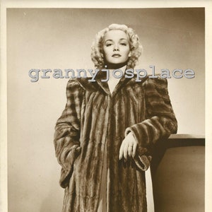 Original 1940 Vintage Photograph of A BLONDE Jane Wyman, American Actress