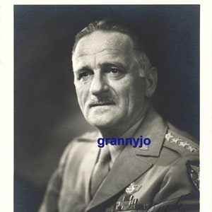 Hand Signed Autograph Photo of Carl Spaatz, WW 2 General, C O A