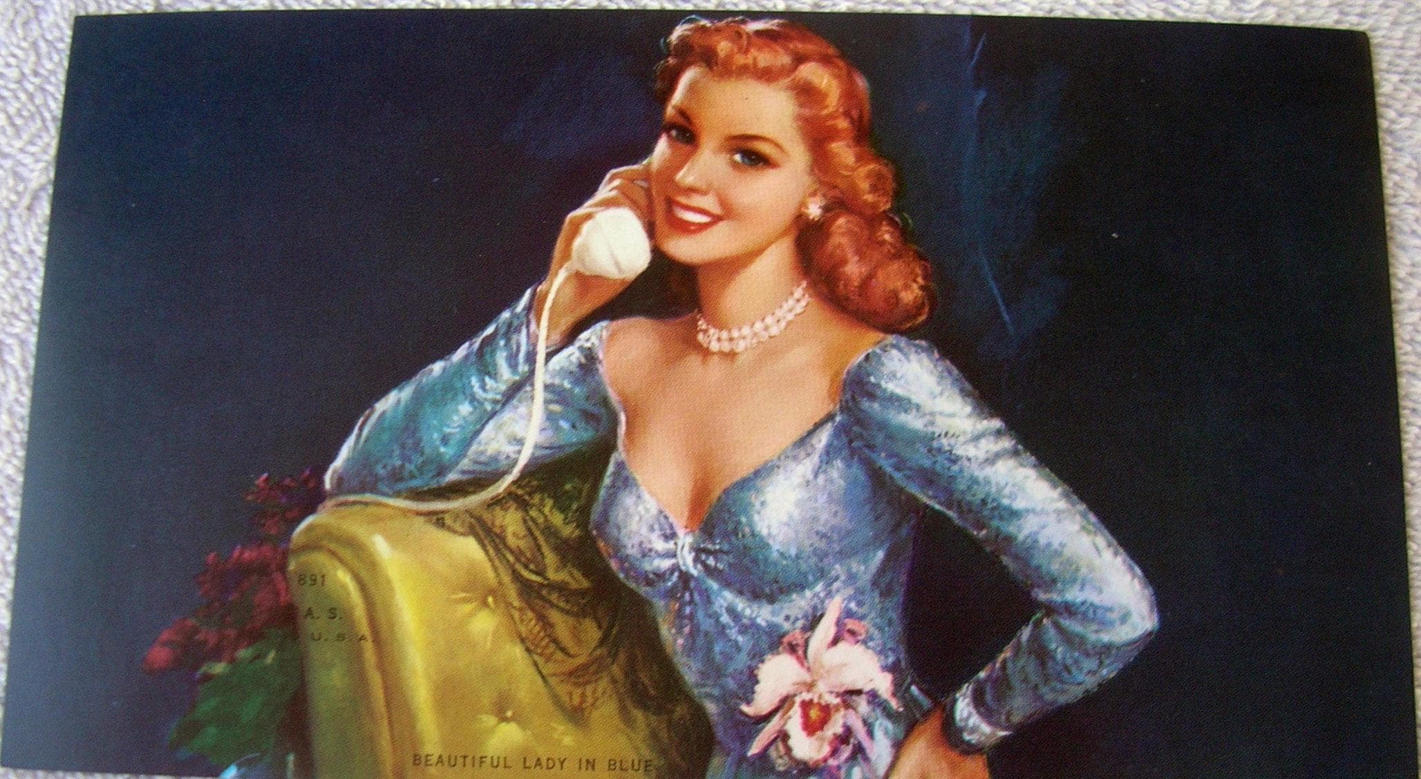 1940s Calendar Girl - Etsy