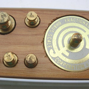 Ohaus Corporation Fractional Weights Scale, U.S.A. made