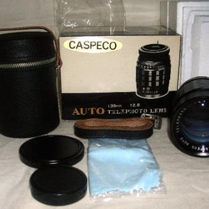 for 35 mm Camera New Old Stock # mahogany Sigma Accura Deluxe 1:4 f=200 mm Lens