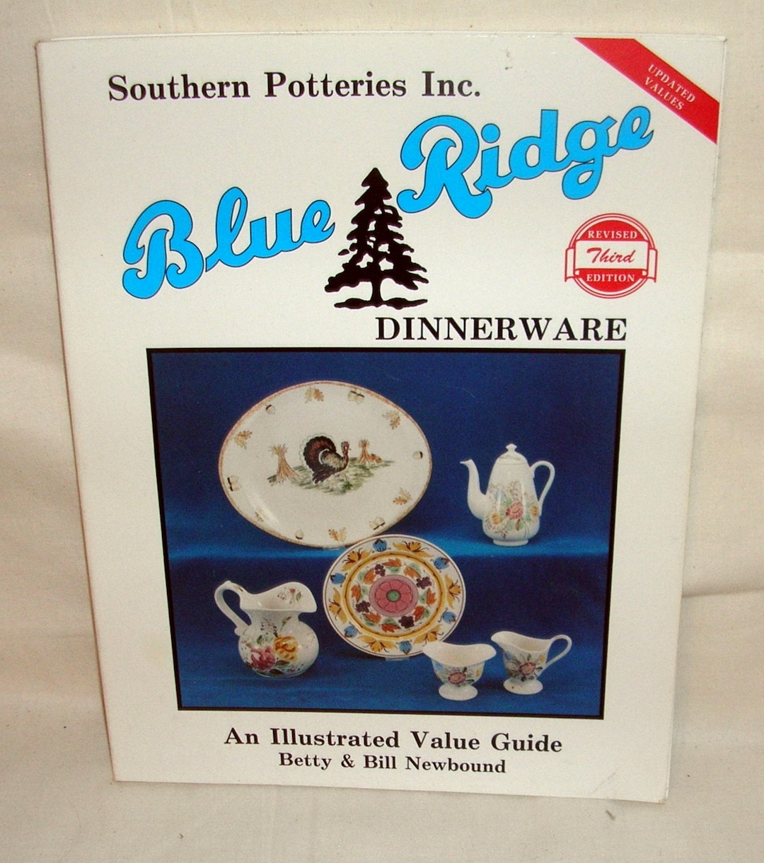 Blue Ridge Pattern Identification 1996 Blue Ridge Dinnerware by Betty and Bill Newbound, Identification ...