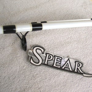 TSUNAMI SPEAR Spinning Rod 8’ Medium Action, Fresh/Saltwater, Fiberglass No Box