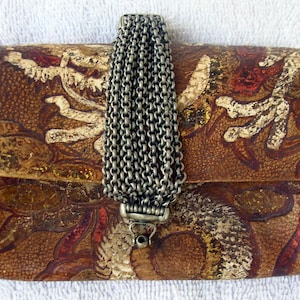 antique japanese tobacco pouch Antique Hand Tooled Japanese Leather Tobacco Pouch, Dragon Motif, Meiji  Period