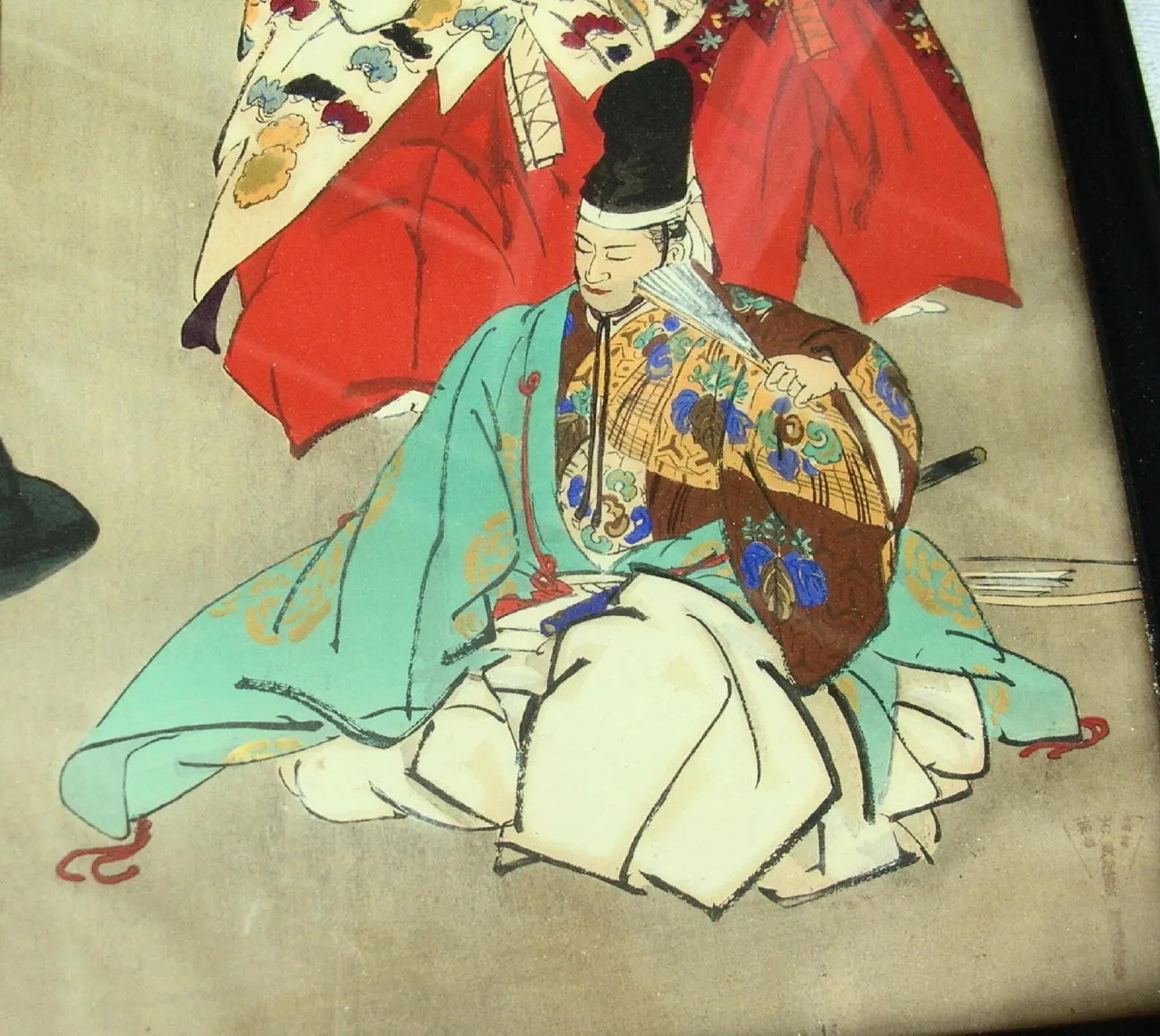 Original 1922 Tsukioks Kogyo Japanese Woodblock Print