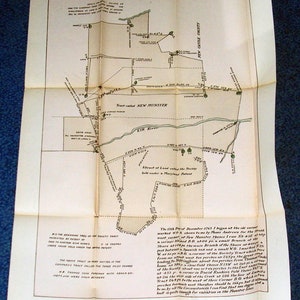 1763 KARTE von New Munster Pennsylvania. Jahrhundert Reprint #24