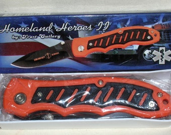 Nóż składany Frost Cutlery Homeland Heroes 4,5" 16-657EMS 1 ostrze Lot nr 36