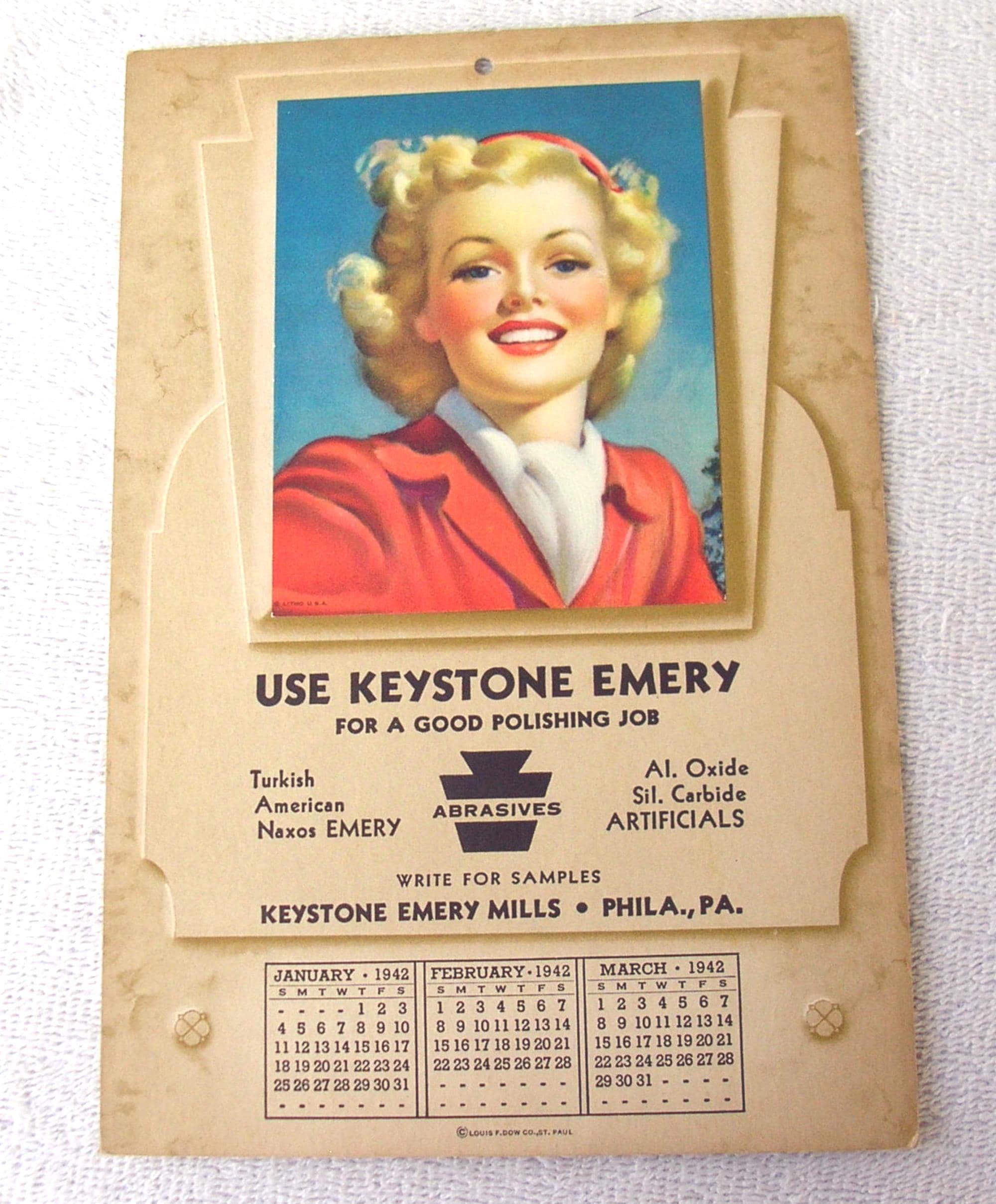 Vintage 1942 Calendar - Etsy