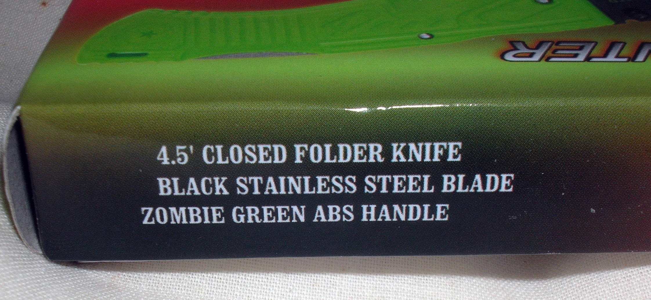Tanto-hunter, Zombie Hunter Folder Knife, TX-080G, 1 Blade Lot