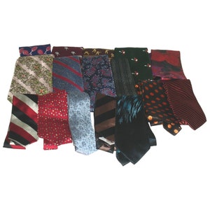 Men&#39;s Neckties 1960&#39;s &70&#39;s Silk Poly Acetate and Designers Lot of 16