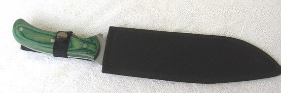 Frost Cutlery Jungle Fever I 16-144GPW Steel Blade Green Pakkawood