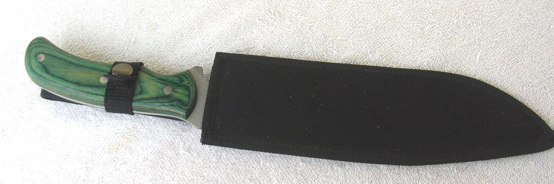 Frost Cutlery Jungle Fever I 16-144GPW Steel Blade Green Pakkawood