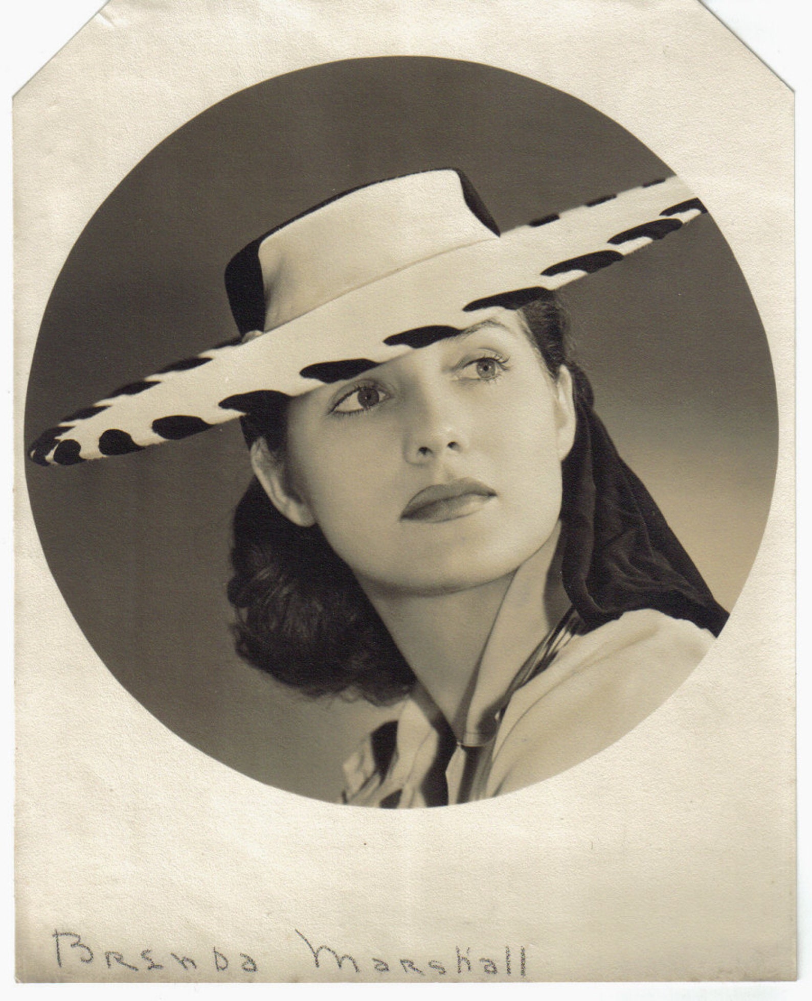 Original 1940's PHOTOGRAPH of Actress, Brenda Marshall. Warner Bros ...