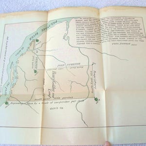 1699 Thomas Fairman MAP of 7500 Acres on Delaware River. 1894 Reprint #19
