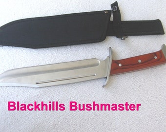 Frost Cutlery Blackhills Bushmaster  FBKH119 Steel Blade Brown Pakkawood Handle 15"