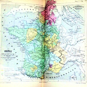 1862 Histoire De France by Par V Duruy 1st Edition Maps 131 photogravures.