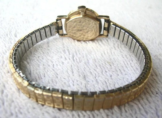 Longines Ladies 10k Gold Filled Case & Band, Mech… - image 6