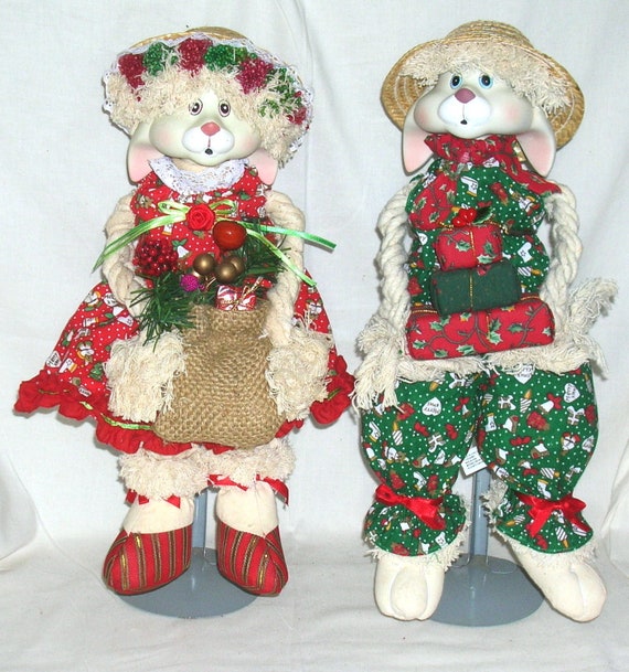vintage grandma and grandpa dolls