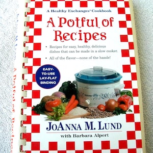 Vintage CROCK POT-kookboeken uit 2001, een pot vol recepten, JoAnna M Lund, 1e druk