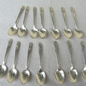 Lot of 14 Vintage Silver plate, Wm. Rogers, Commemorative President Spoons