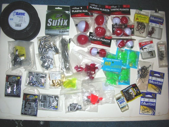 Buy Large Lot of Lure & Jig Making Supplies, Hooks, Sinkers, Line