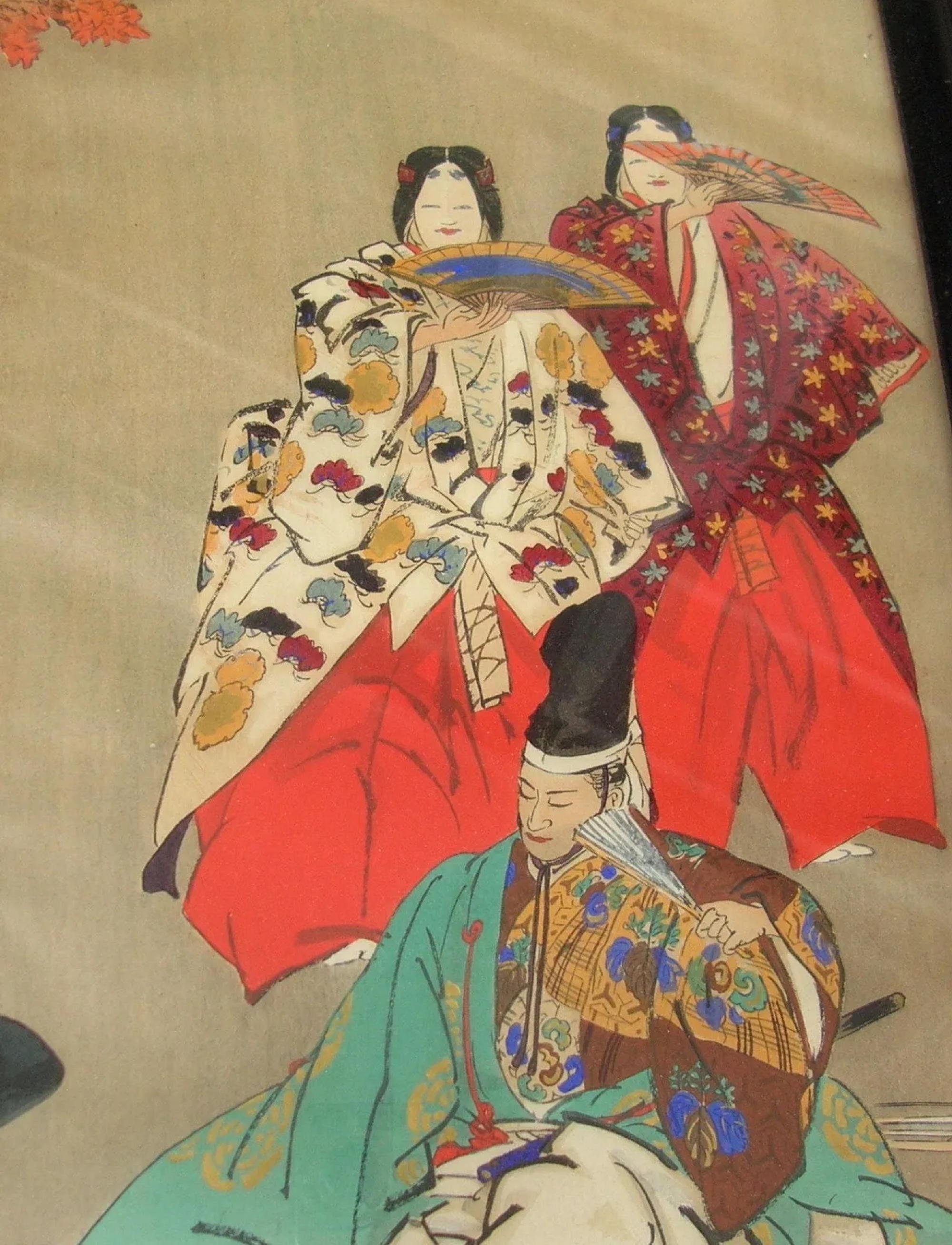 Original 1922 Tsukioks Kogyo Japanese Woodblock Print