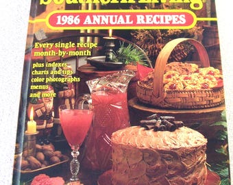 1986 Southern Living Annual Recipes Cookbook, Illustrated