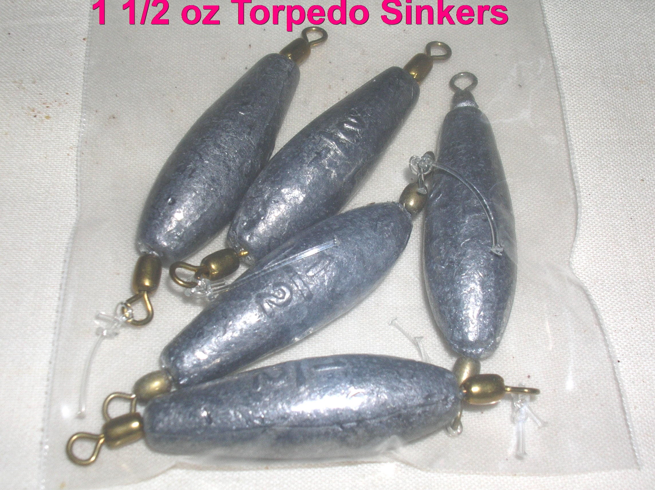 Trolling Sinker Oz Torpedo Sinkers Oz Torpedo In Line Trolling