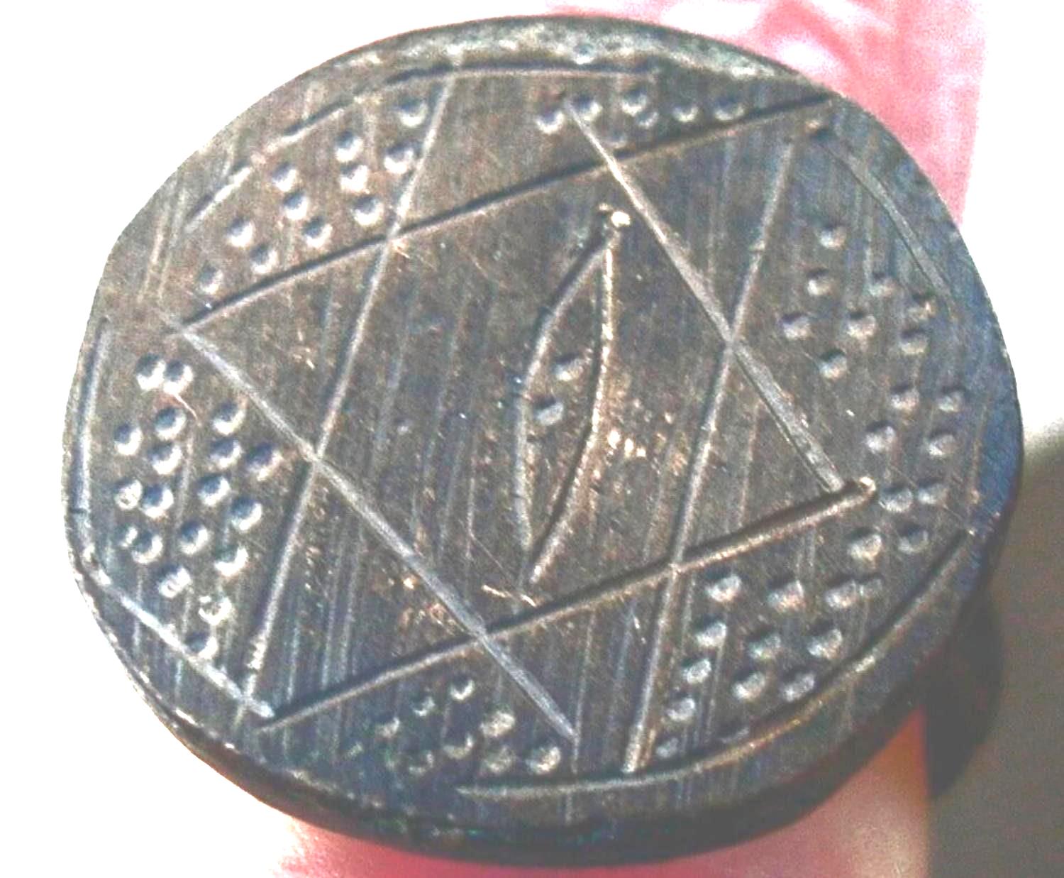 5 Ancient Roman Rings & 1 Roman Coin Medieval to Ancient, Star Of David