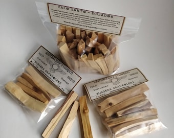 Fresh and Fragrant Palo Santo sticks. Natural Incense-Bursera Graveolens-Sustainable harvest-Ecuador