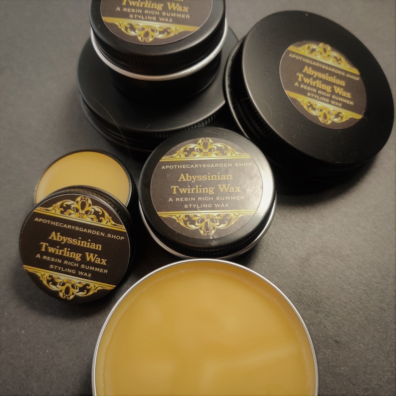 Abyssinian Twirling Wax. BACK IN STOCK-A Superb Summer & hot weather styling wax. A true classic image 7