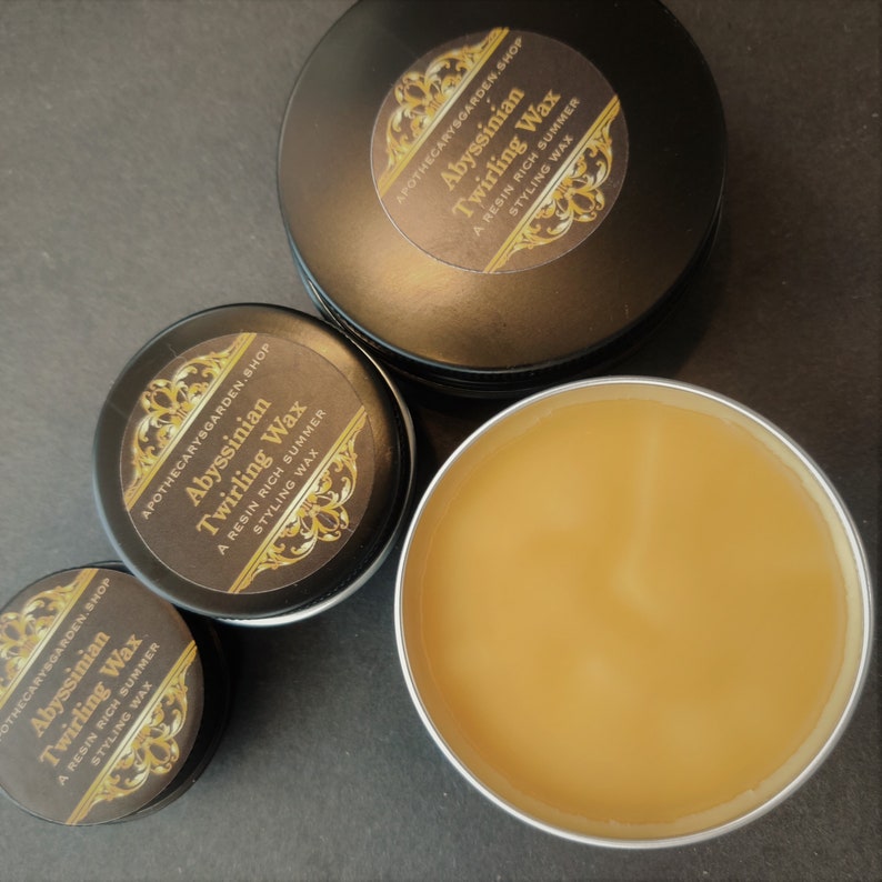 Abyssinian Twirling Wax. BACK IN STOCK-A Superb Summer & hot weather styling wax. A true classic image 4