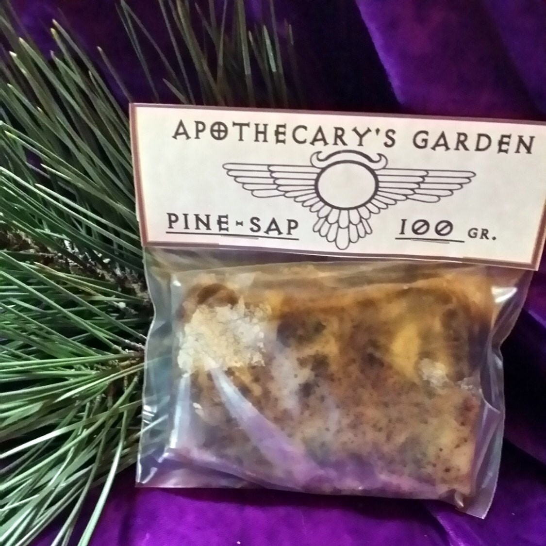 Pine Sap/Pitch/Resin-FRESH!! White Pine Resin - Apothecary's Garden
