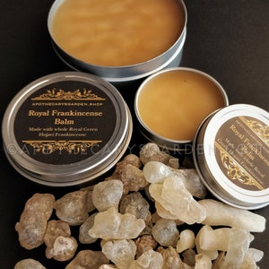 Royal Frankincense Balm A fragrant, skin & joint-loving preparation made with whole Royal Green Hojari Frankincense-Boswellic Acids image 8