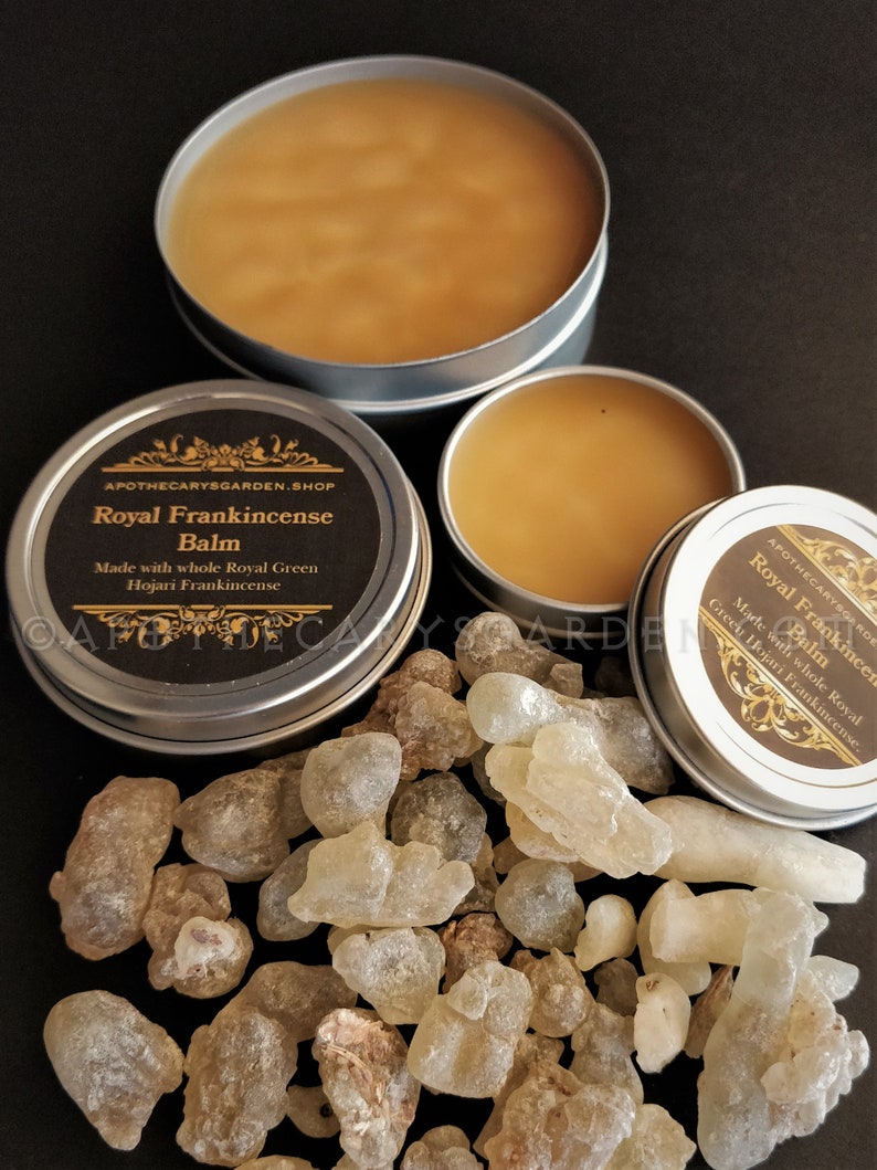 Royal Frankincense Balm A fragrant, skin & joint-loving preparation made with whole Royal Green Hojari Frankincense-Boswellic Acids image 8