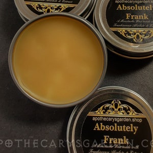 Absolutely Frank Moustache and Beard wax.A pure Frankincense Resin Grooming wax-Made with the sensuous Black Somali Frankincense. image 4