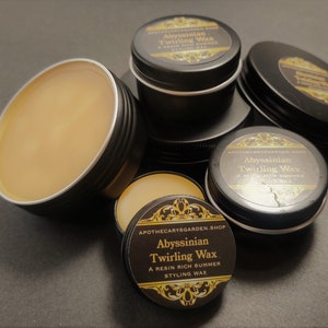 Abyssinian Twirling Wax. BACK IN STOCK-A Superb Summer & hot weather styling wax. A true classic image 8