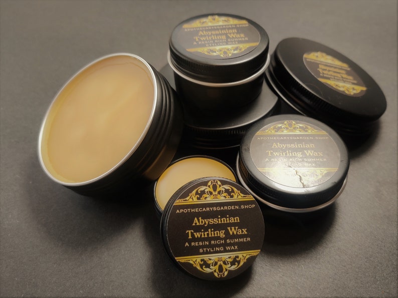 Abyssinian Twirling Wax. BACK IN STOCK-A Superb Summer & hot weather styling wax. A true classic image 8