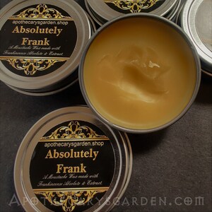 Absolutely Frank Moustache and Beard wax.A pure Frankincense Resin Grooming wax-Made with the sensuous Black Somali Frankincense. image 5