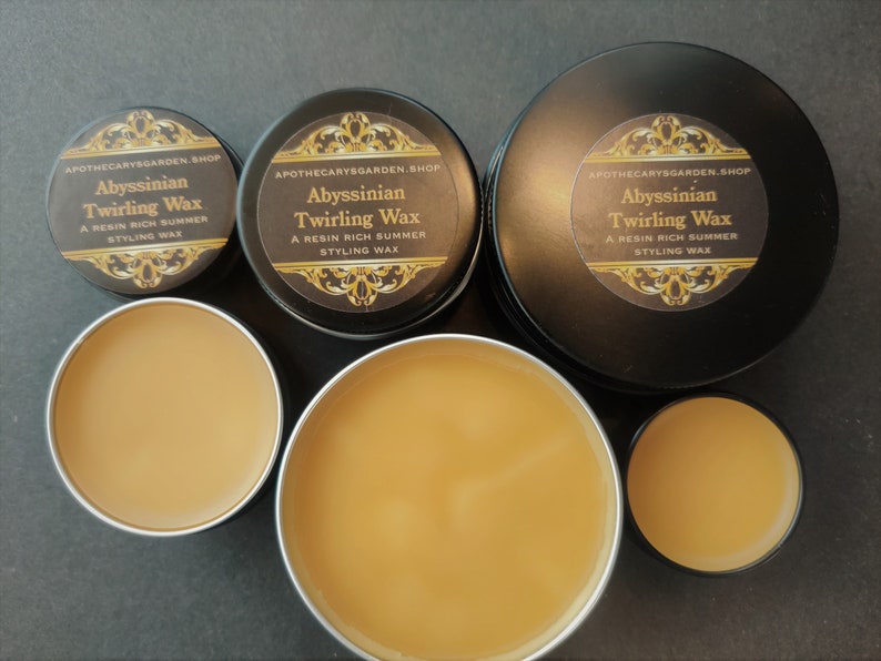 Abyssinian Twirling Wax. BACK IN STOCK-A Superb Summer & hot weather styling wax. A true classic image 3