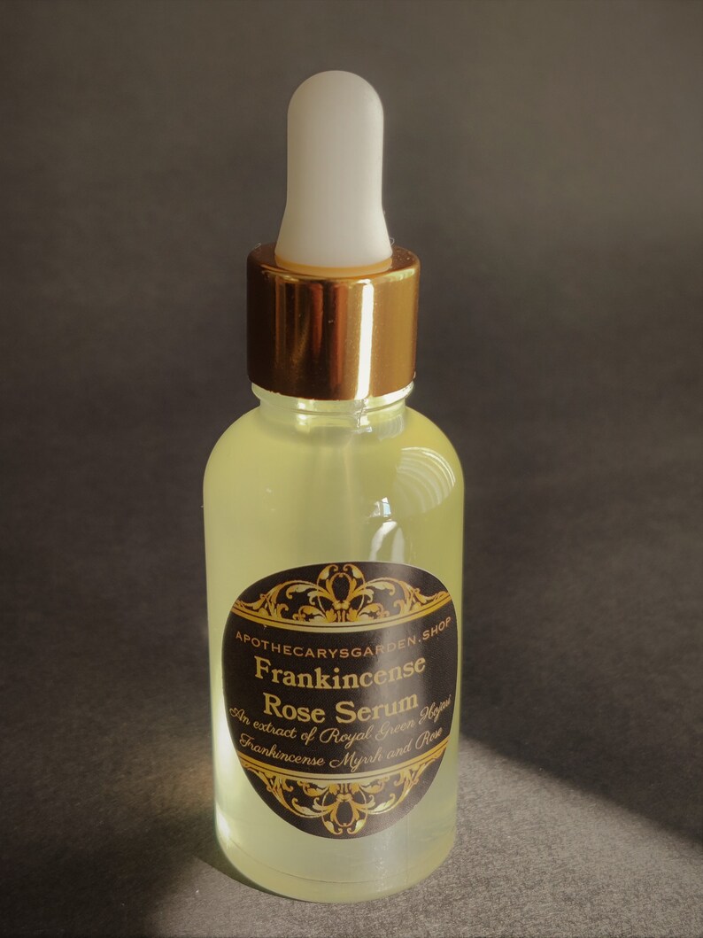 Frankincense Rose Serum with Royal Green Hojari Frankincense and Myrrh-Boswellic Acids-An Astrodynamic preparation. image 4