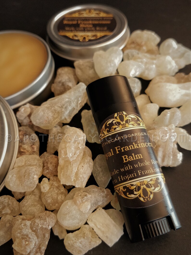 Royal Frankincense Balm A fragrant, skin & joint-loving preparation made with whole Royal Green Hojari Frankincense-Boswellic Acids image 4