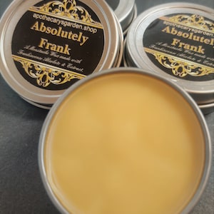 Absolutely Frank Moustache and Beard wax.A pure Frankincense Resin Grooming wax-Made with the sensuous Black Somali Frankincense. image 3
