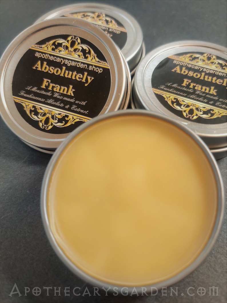 Absolutely Frank Moustache and Beard wax.A pure Frankincense Resin Grooming wax-Made with the sensuous Black Somali Frankincense. image 3