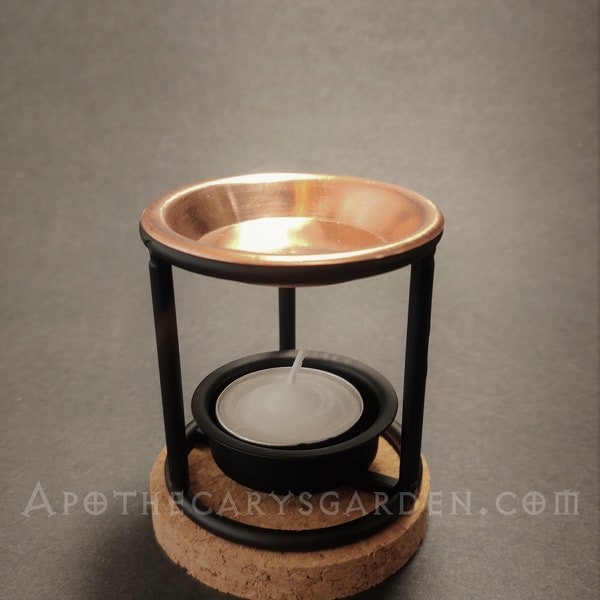 Resin Incense Heaters-Less smoke-More fragrance-Effective and affordable-Tealight Powered-Copper & Steel