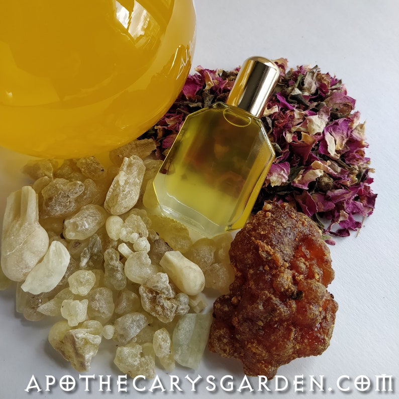 Frankincense Rose Serum with Royal Green Hojari Frankincense and Myrrh-Boswellic Acids-An Astrodynamic preparation. image 9